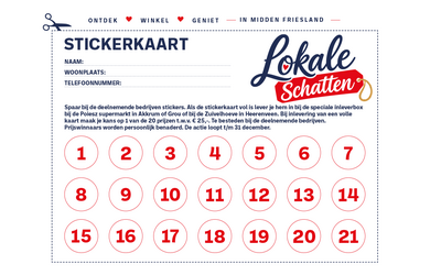 stickerkaart